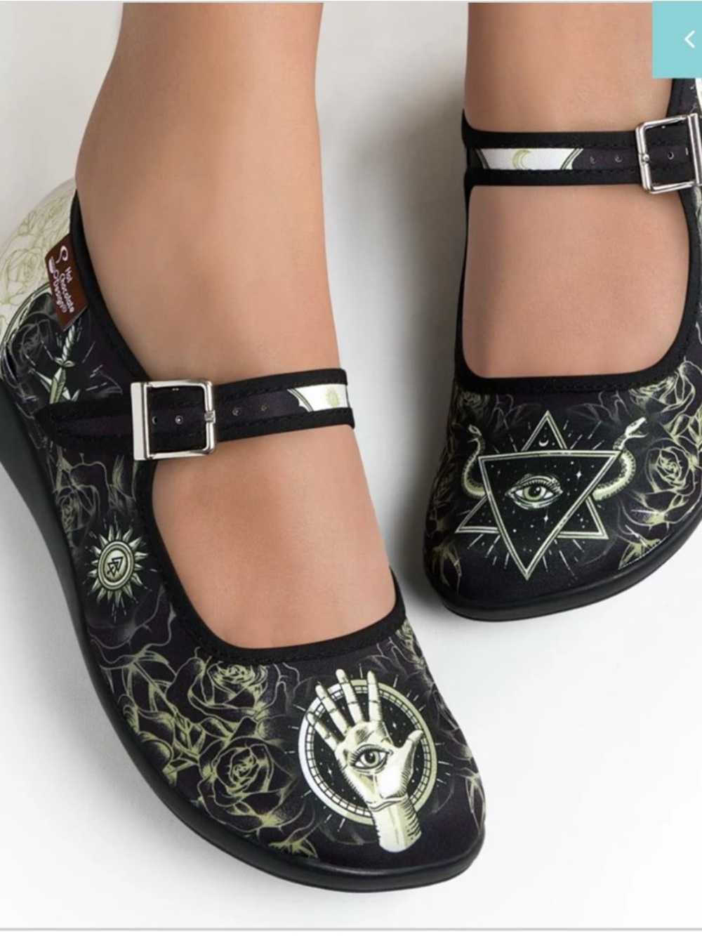 Hot Chocolate Design Esoteric 2 Mary Jane Flats Size 39